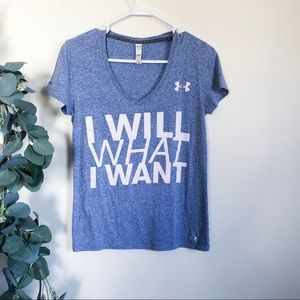 under armour | charged cotton graphic tee medium